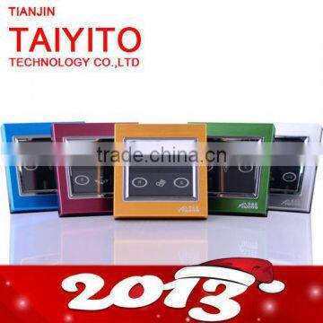 TAIYITO Brushed Metal frame x10/plc/zigbee touch switch