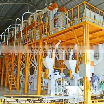 100TPD maize flour milling machinery