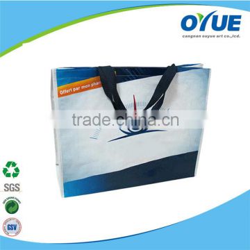 Promotional wholesale reusable pp woven bag