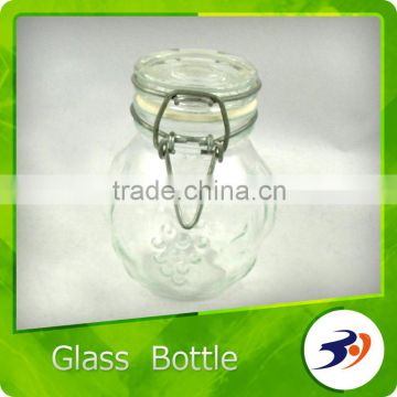 2015 New Arrival Clear Glass Sealable Bottle
