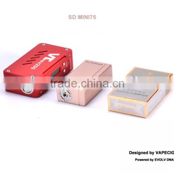 latest Evolv dna75 26650/18650 battery box mod dna75 dx75 wholesale