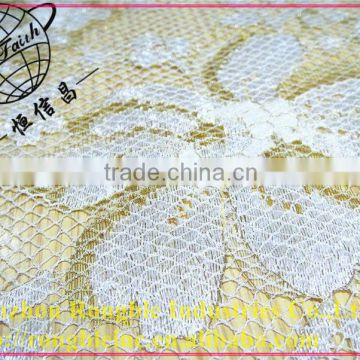 2014 fashion design flower lace fabric for dress