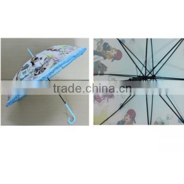 POE material solar promotional heat-transfer printing children umbrella