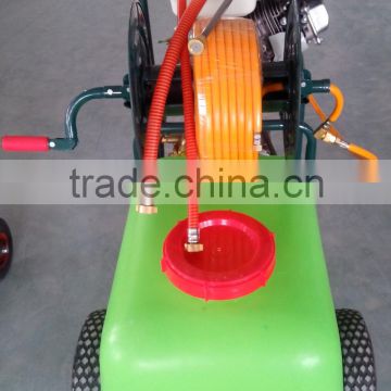 China New design 30plunger 100L 50mt hose agriculture sprayer machine