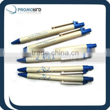 Promotional eco pen,recycle paper pen