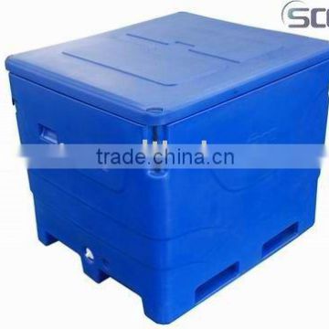 600L Blue Rotomolded Fish Box Cooler Box