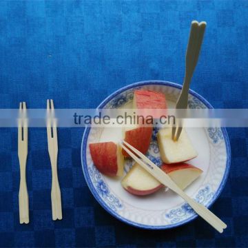 Wholesale Food Grade Bamboo Fruit Forks