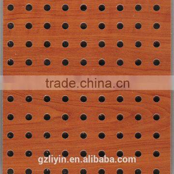 Foshan factory wooden perforated acoustic panel