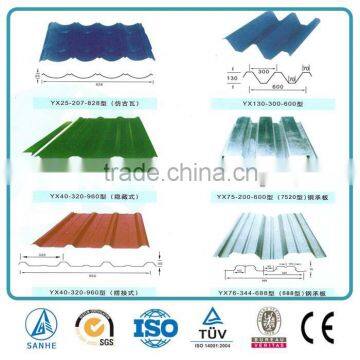 trapezoid wave steel roofing sheets