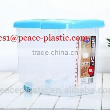 Plastic Rice Container with wheel 10KG
