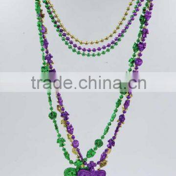 carnival party Bead chain necklace african crystal beads jewelry