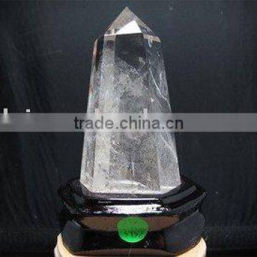 Natural Rock Clear Quartz Obelisk