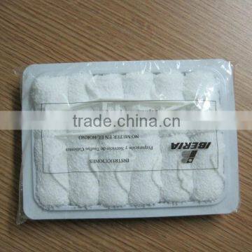 soft and thick 100% cotton towel packed in tray manufacturer of China