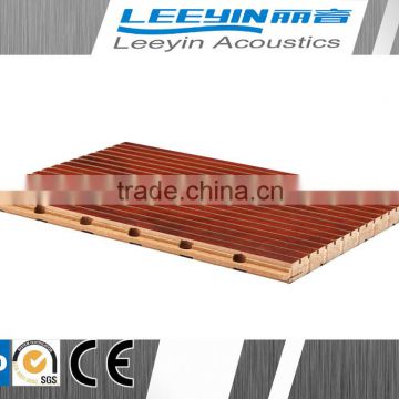 groove wood wall acoustic fire resistant board ffor sound absoprtion