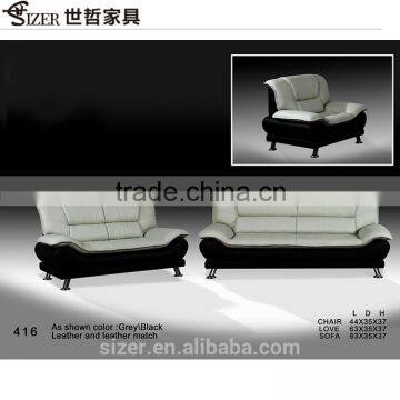 china leather recliner sofa , half round leather sofa