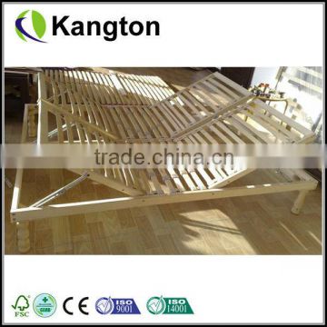 Strengthen wooden slats bed frame