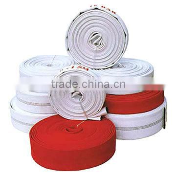 Red Coated fire hose