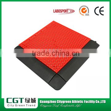 Outdoor high quality modular plastic sports gym anti-static floating floor