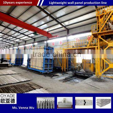 Shandong factory professional manufactures light weight concrete wall panel forming machine