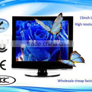cheap 15'' desktop TFT led PC screen /display /15inch 1024*768 high resolution HD 15'' led computer monitor