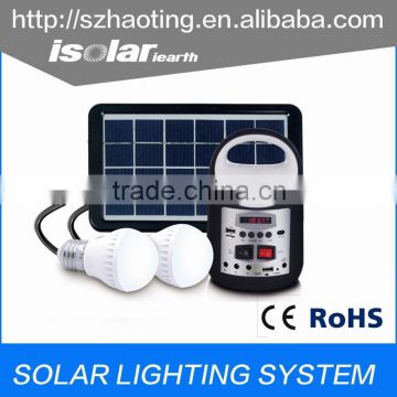 IS-1399S 3W China manufacturer Price Portable Solar Power Source 4V Solar Lighting Kit Solar