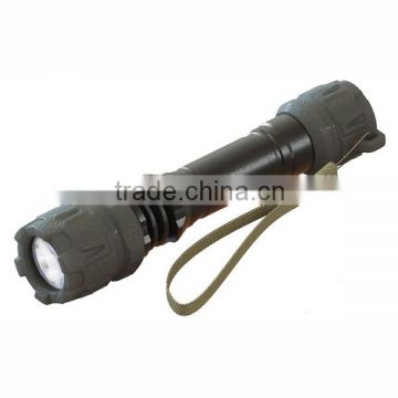hot sales high power aluminium 2AA led torch flashlight, 9M dropped undestruction