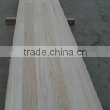 Unbleached solid wood panels/paulownia finger joint boards