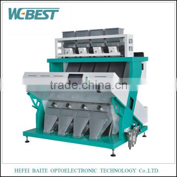 CCD color sorter for dehydrated fruits and vegetable sorting