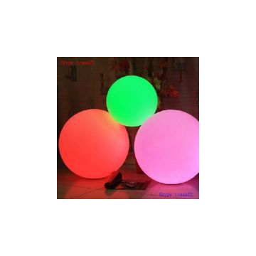 rgb plastic led light ball with big