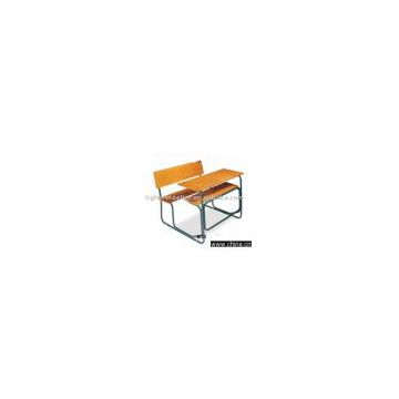 double student desk and chair (LMSD-2034)