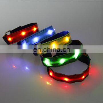 LED Safety Reflective Armband led wrist strap can light