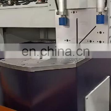CNC double head aluminum window profiles 5 aixs cutting saw machine