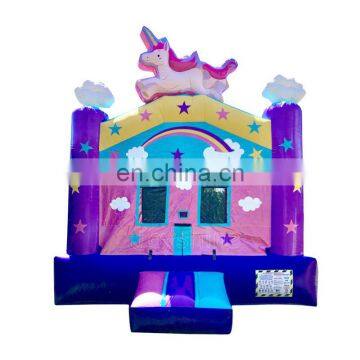 3D Unicorn Inflatable Bounce House Kids Jumping Bouncy Castle Bouncer For Sale