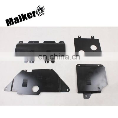 Auto 4 Pieces Suit Skid Plate for Jeep Grand Cherokee 11+ Car Accessories Bumper Engine