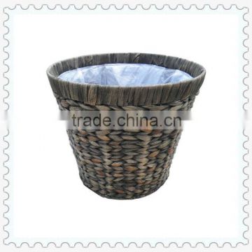 round woven cheap garden planters and pots