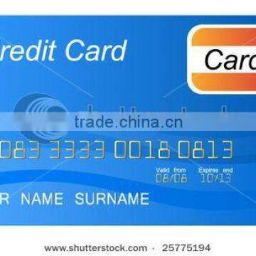 Full color printing credit card