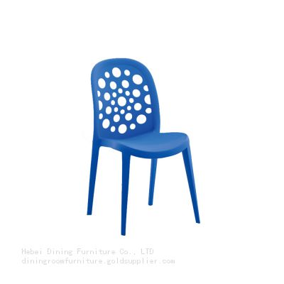 All Plastic Dining Chair with Backrest DC-N05
