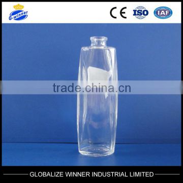 80ml flat clear perfume glass bottle for perfume