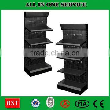 Floor standing Black Metal display rack