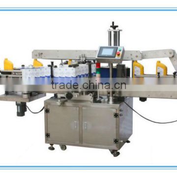Automatic high efficiency two sides bottle labeling machine