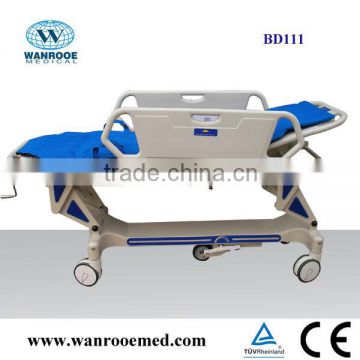 BD111 Manual Simple Hospital Medical Patient Trolley