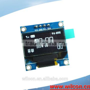 0.96inch 128*64 oled light display with 4 pins IIC interface board