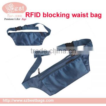 Slim Water resistance Sporty Travel Waist Bag for Carrying Cellphone