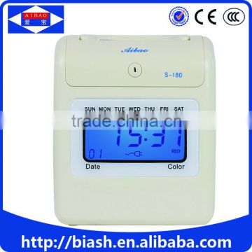employee card punch time recorder
