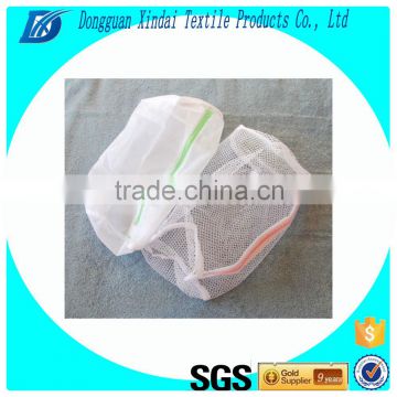 Proffessinal OEM manufacturer 100% polyester sandwich mesh folding bra laundry bag for washing machine