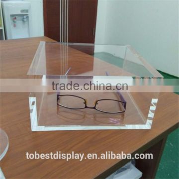 Factory direct wholesale acrylic sunglass display box, glasses display case