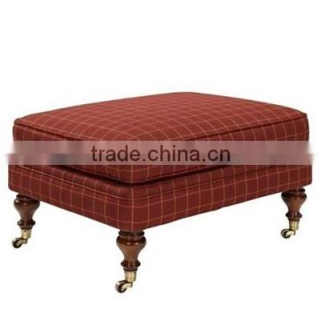 antique style ottoman furniture with fabric cover HDOT185