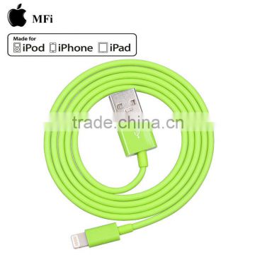 High speed color custom MFi flexible 8pin usb cable for I6