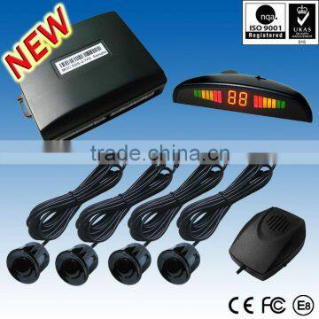 22mm plastic flat rear 4 parking sensor with human voice (CV09-4-MF1)