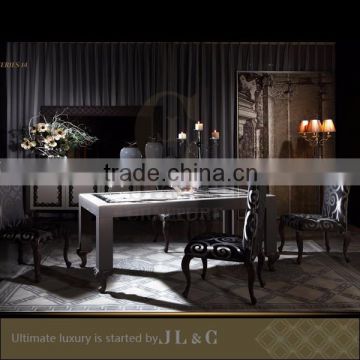 Luxury Dinner Room Table Handcrafted AT14 Dinner Table- JL&C Luxury Home Furniture